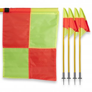 Флаги угловые для футбольного поля (комплект 4 шт)