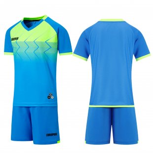 Футбольная форма Europaw 029 SLAVA детская голубо-салатовая