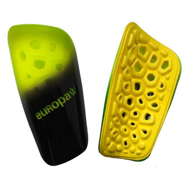 Щитки футбольные Europaw AeroShield жёлтые
