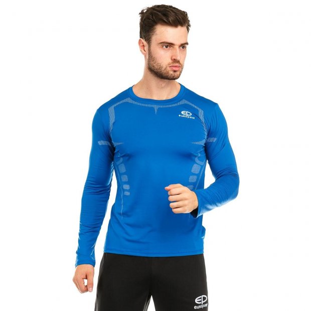 Термобелье футболка компрессионная Europaw ls top синяя