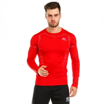 Термобілизна футболка компресійна Europaw ls top червона