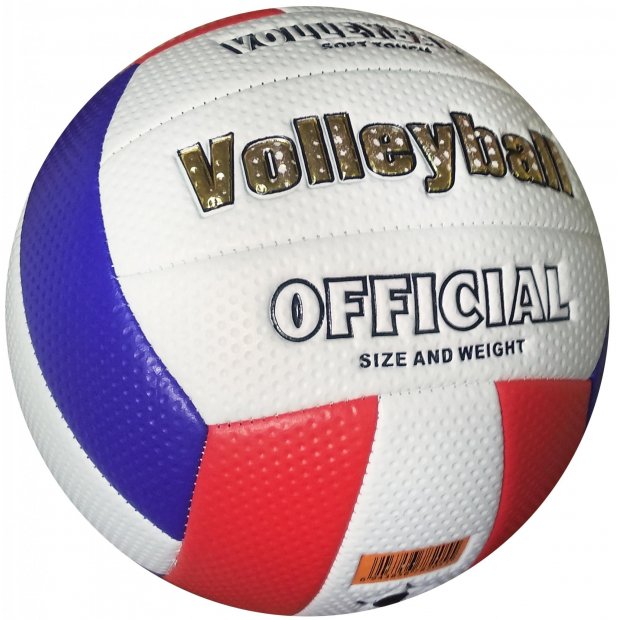 Волейбольный мяч VolleyDrive 3X №5 бело-красно-синий