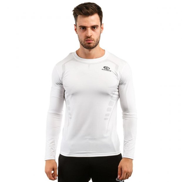 Термобелье футболка компрессионная Europaw ls top белая