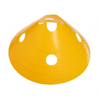 Фішка-конус тренувальна з отворами Europaw 14x30 cm жовта