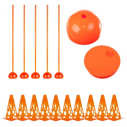 Набір стійок для дриблінгу + конус тренувальний біговий 23 см