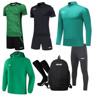 Футбольний бокс EUROPAW L-1 7 в 1 зелений