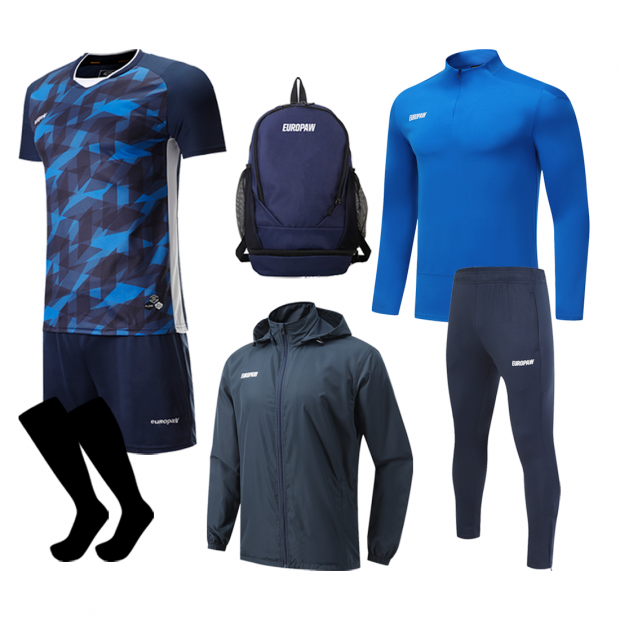Футбольный бокс Europaw Victory 5 в 1 blue