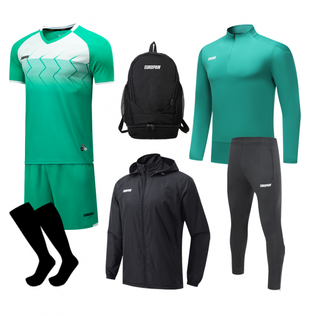Футбольный бокс Europaw Victory 5 в 1 green