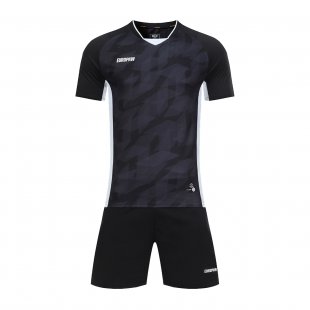 Футбольна форма Europaw 027 чорно-біла