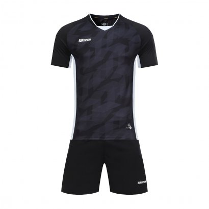 Футбольна форма Europaw 027 чорно-біла