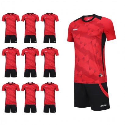 Футбольний набір на команду Europaw 032 SWIFT червоний 10 шт