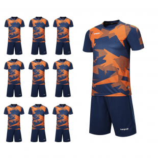 Футбольный набор на команду Europaw 022 оранжевый 10 шт