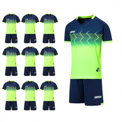 Футбольний набір на команду Europaw 029 салатовий 10 шт