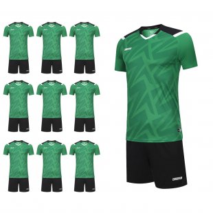 Футбольний набір на команду Europaw 031 Pulse зелений 10 шт