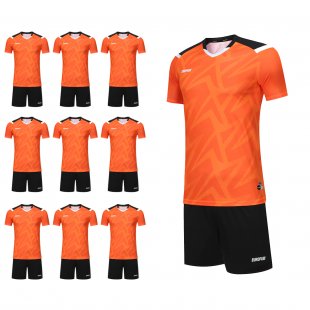 Футбольний набір на команду Europaw 031 Pulse помаранчевий 10 шт