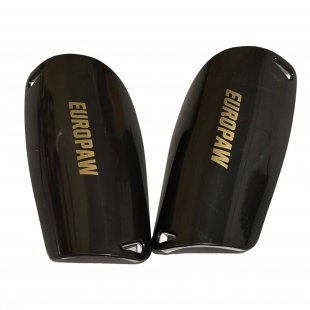 Щитки футбольні дитячі Europaw Pro Shield 15 см чорні
