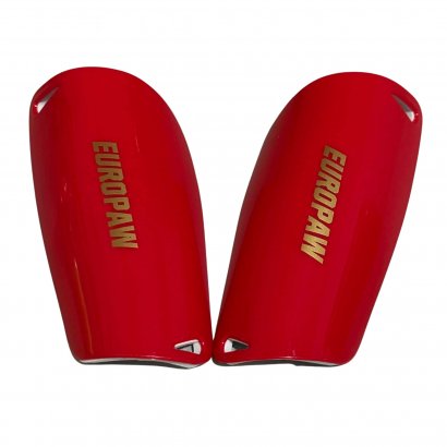 Щитки футбольні дитячі Europaw Pro Shield 15 см червоні