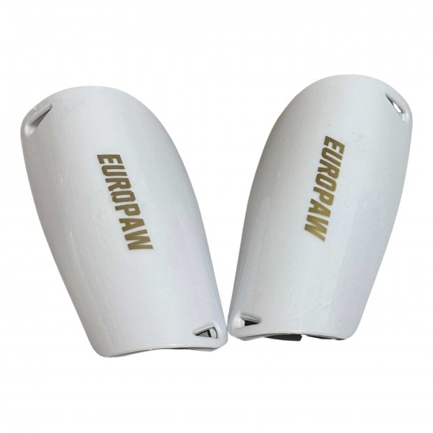 Щитки футбольные детские Europaw Pro Shield 15 см белые