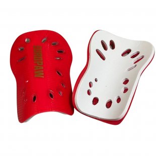 Щитки футбольні дитячі Europaw Kid S 13,5 см червоні