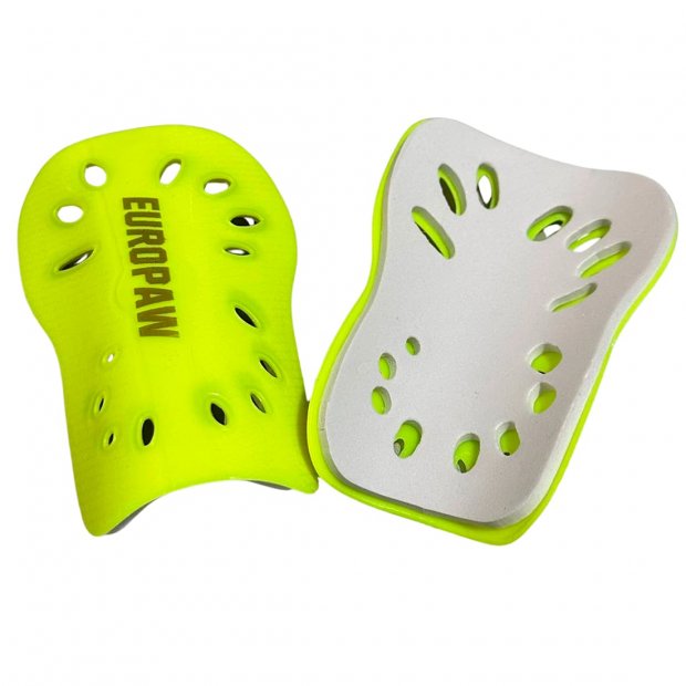 Щитки футбольные детские Europaw Kid S 13,5 см салатовые