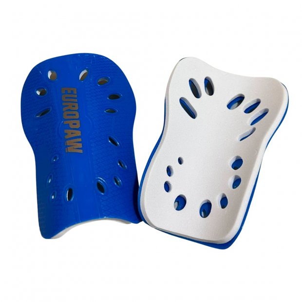 Щитки футбольные детские Europaw Kid S 13,5 см синие