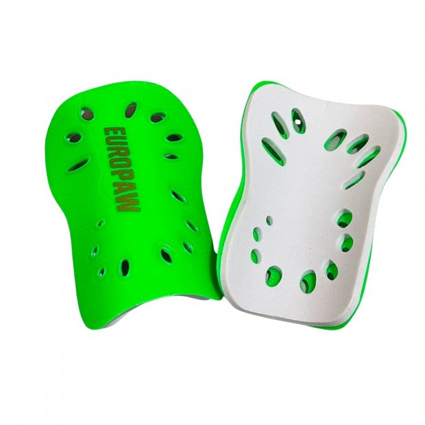 Щитки футбольные детские Europaw Kid S 13,5 см зелёные