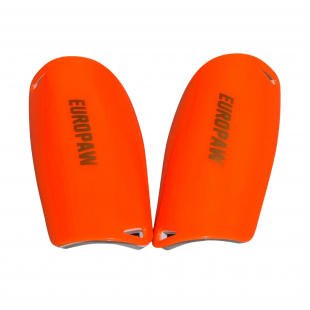 Футбольні дитячі щитки Europaw 15 см помаранчеві