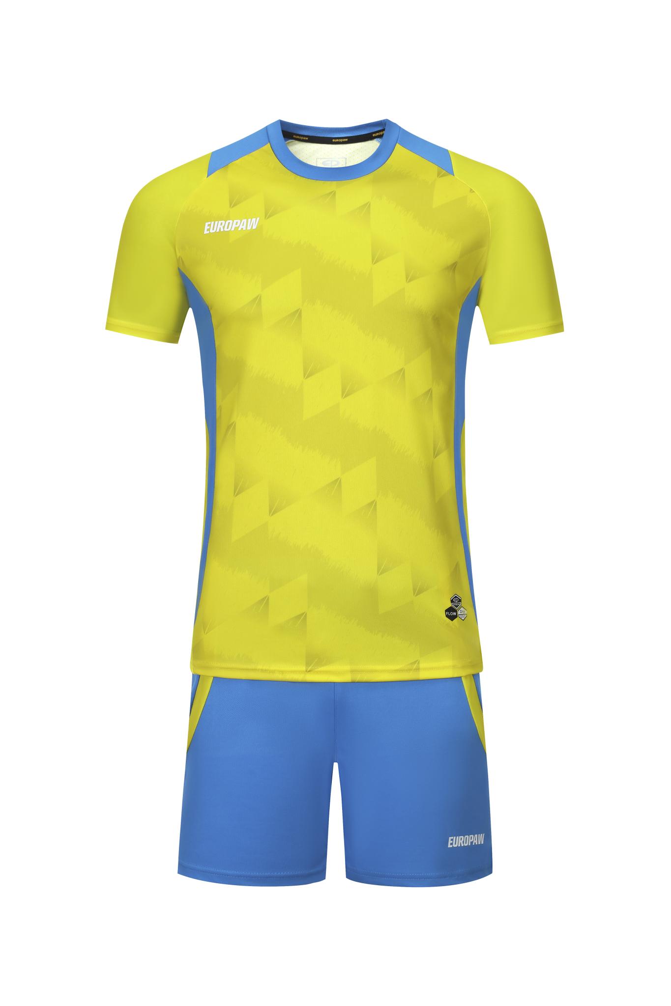 Футбольная форма Europaw 032 Swift желто-голубая Футбольная форма Europaw 032 Swift желто-голубая