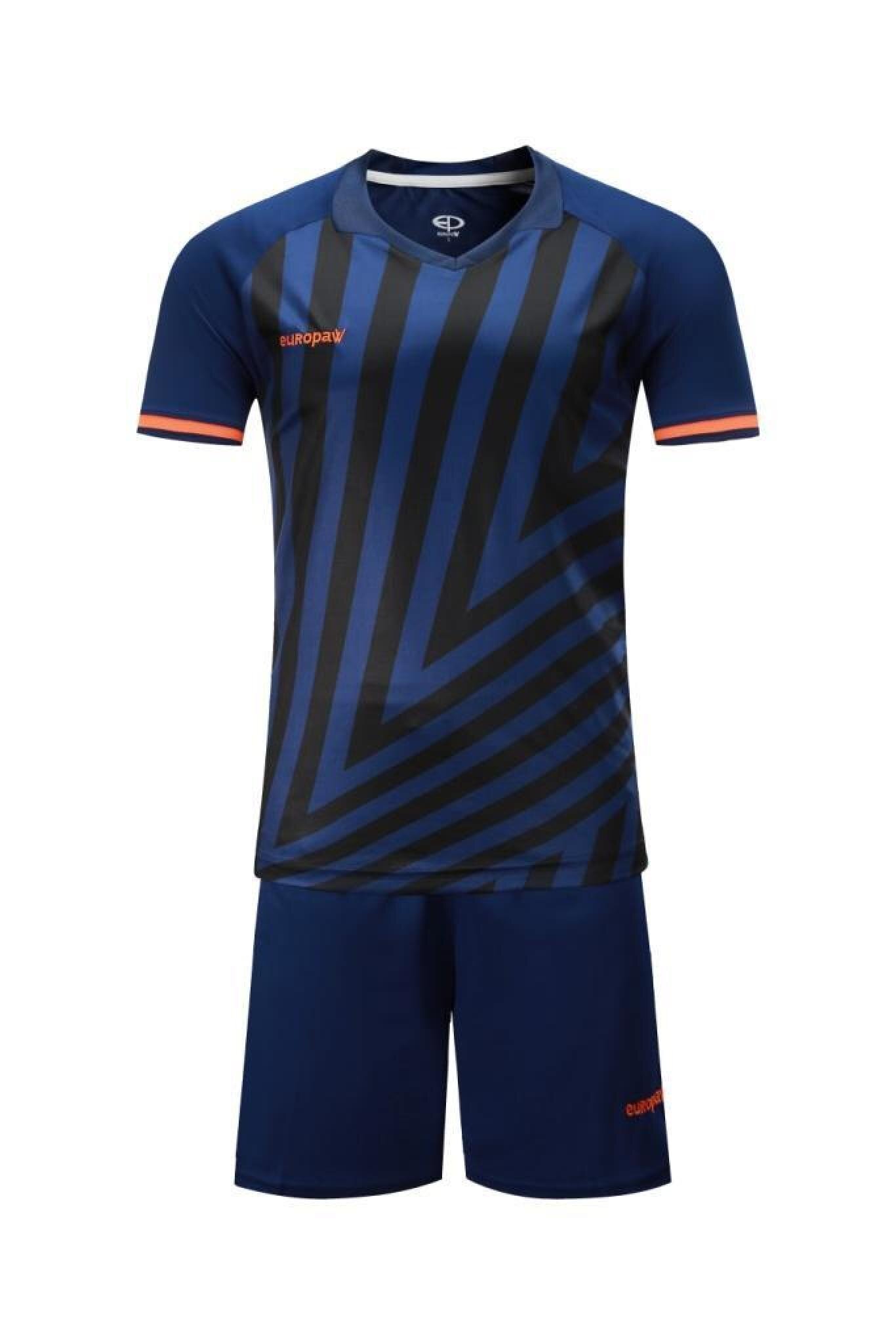 Футбольна форма Europaw 016 т.сіній-помаранчева Футбольна форма Europaw 016 т.сіній-помаранчева