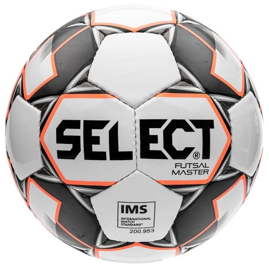 М'яч футзальний Select Futsal Master NEW IMS бел / оранж / черн 