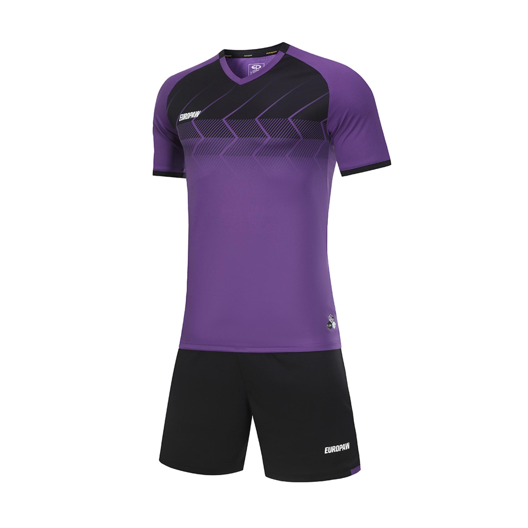 Футбольная форма Europaw 029 SLAVA фиолетовый-черный Футбольная форма Europaw 029 SLAVA фиолетовый-черный