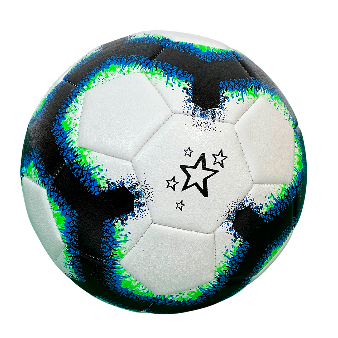 М'яч футбольний Europaw AFB 4 синій-чорний