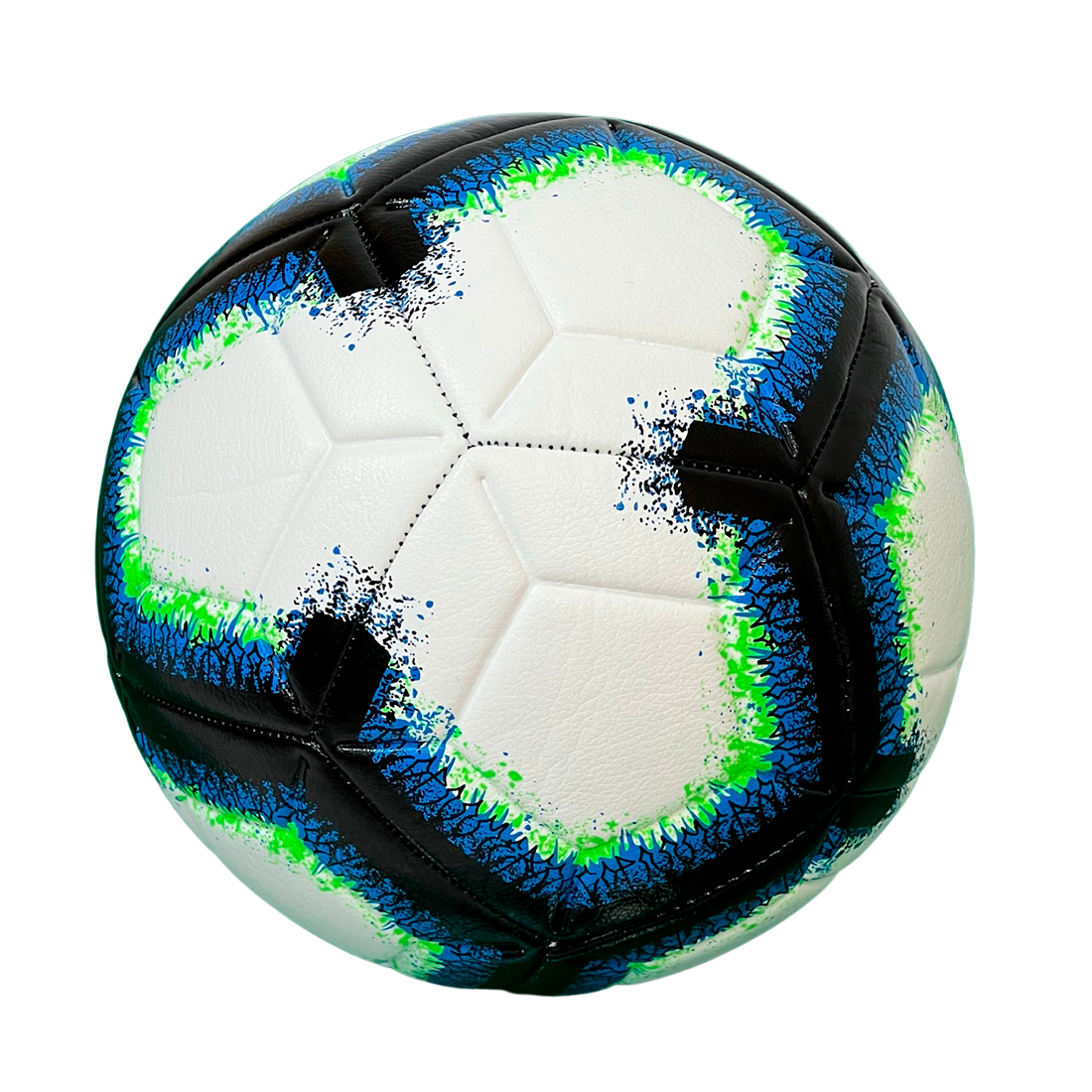 М'яч футбольний Europaw AFB 5 синій-чорний
