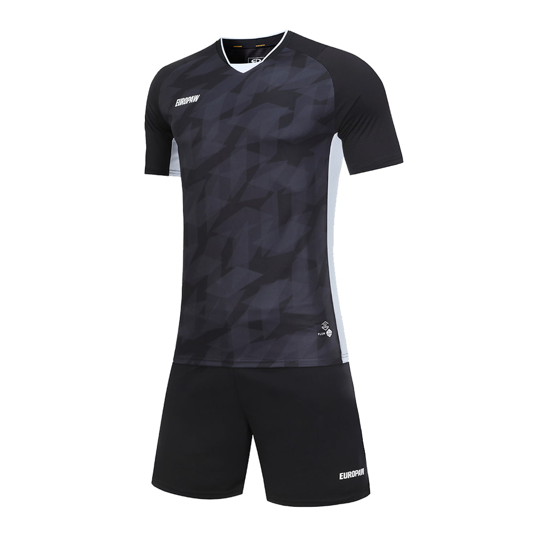 Футбольна форма Europaw 027 чорно-біла Футбольна форма Europaw 027 чорно-біла