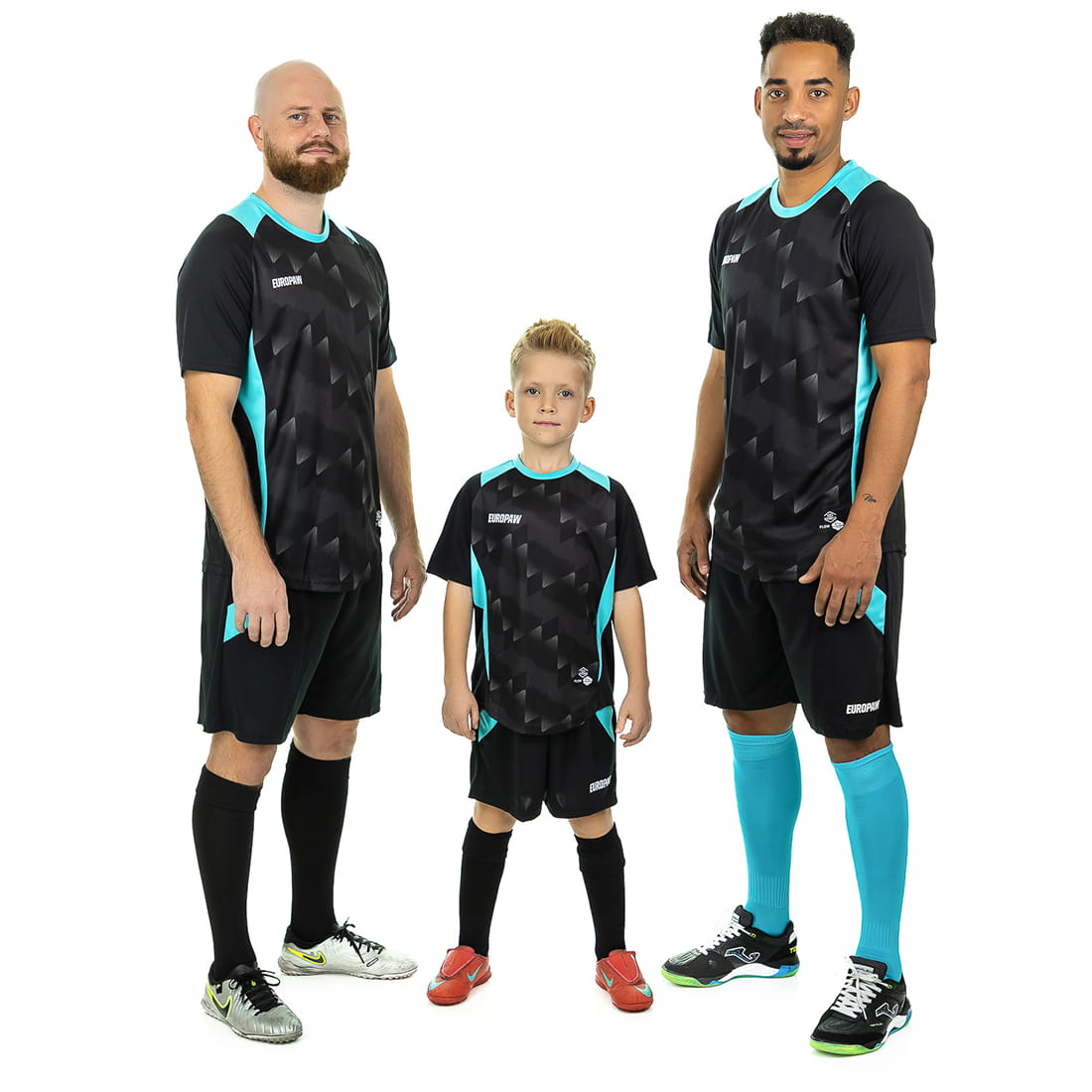Футбольна форма Europaw 032 Swift чорна Футбольна форма Europaw 032 Swift чорна