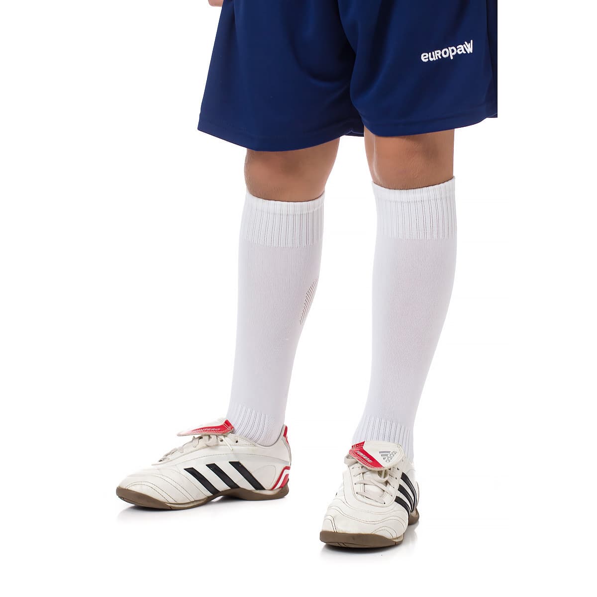 Дитячі футбольні гетри Europaw ET-011 білі (розмір 30–35) Дитячі футбольні гетри Europaw ET-011 білі (розмір 30–35)